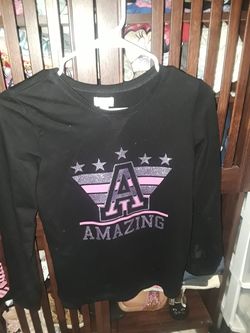 Big girls long sleeve sweater