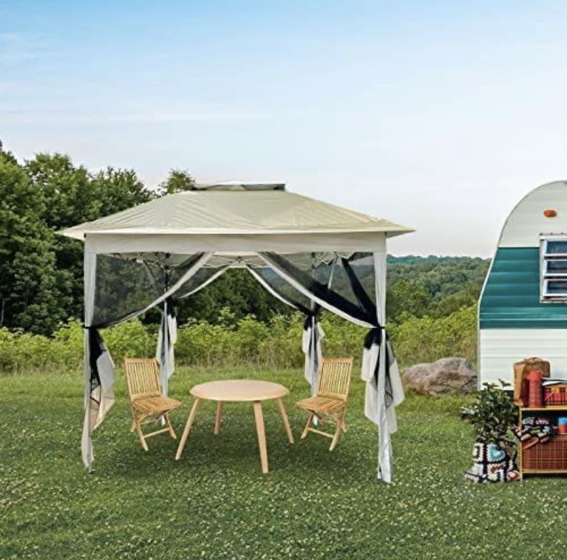 Outdoor Gazebos for Patios 10X10, Outdoor Canopy Gazebo Pop Up Gazebo