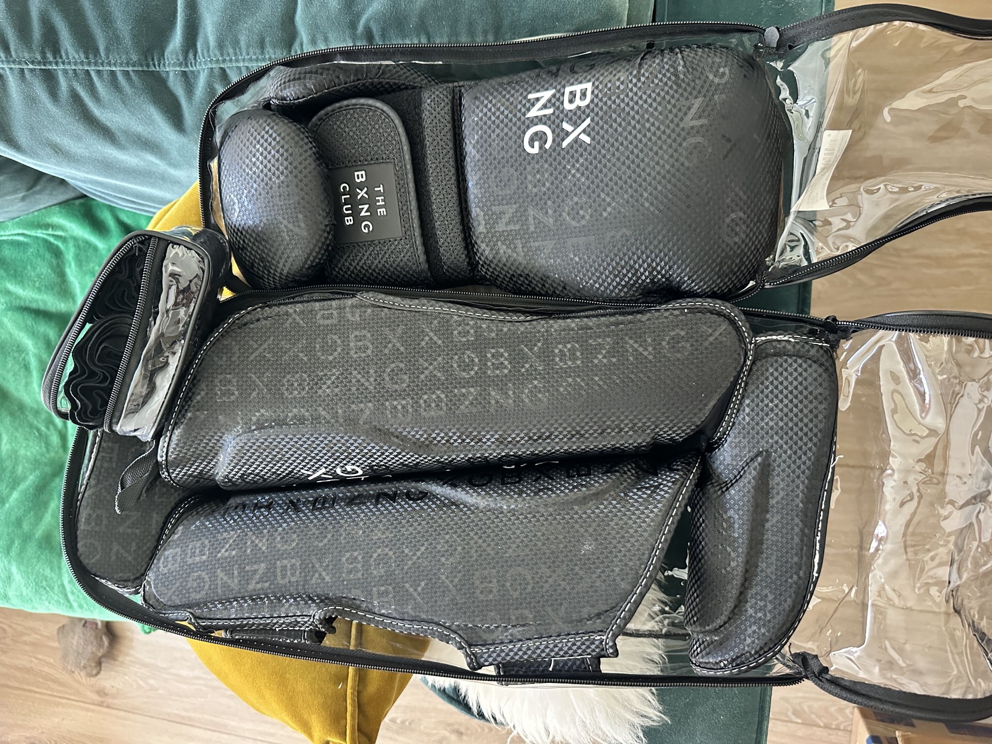 Boxing Gloves Wraps and Shin Guards