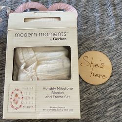 Monthly milestone blanket