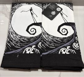 New Disney The Nightmare Before Christmas Jack Skellington kitchen bath hand towel set