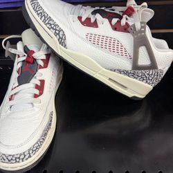 Jordan Spizike Low Men's Shoes (Sail/Anthracite/Coconut and Milk/Varsity Red) size 11