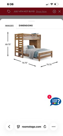 Twin over Full Bunk Bed