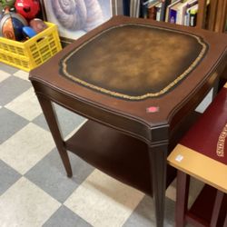 Wood End Table