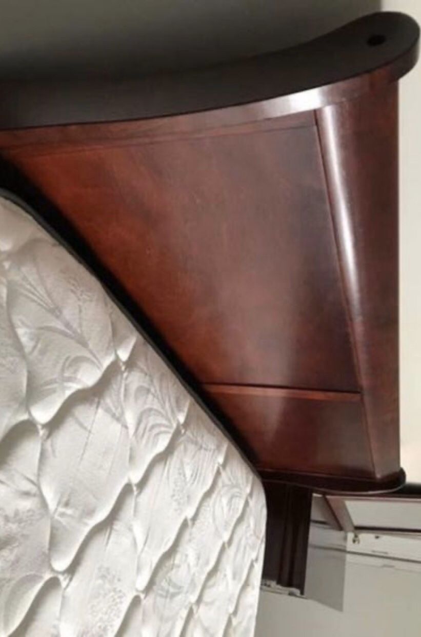 ♥️New♥️ 4 Pc Queen & King & Full & Twin Size Bedroom set (Bed Frame dresser mirror nightstand chest mattress box spring available