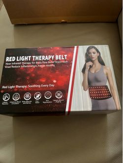 Red Light Therapy Belt Color Black 100 Leds 660nm + 850nm