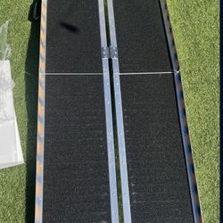 Portable Wheelchair Ramp 6FT, Non-Slip Aluminum Folding Handicap Ramp, Door Threshold Wheelchair Ramps for Home, Wheel Chair Ramp for Home Steps, Scoo