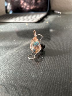 Tear Drop Water Orgonite Energy Key Chain Purse Accessory