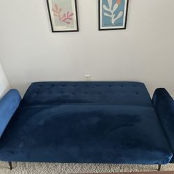 Blue Futon