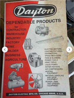Dayton split phase A.C. Motor
