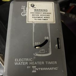 Electric Water Heater Timer 