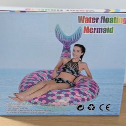 INFLATABLE MERMAID TAIL POOL TUBE