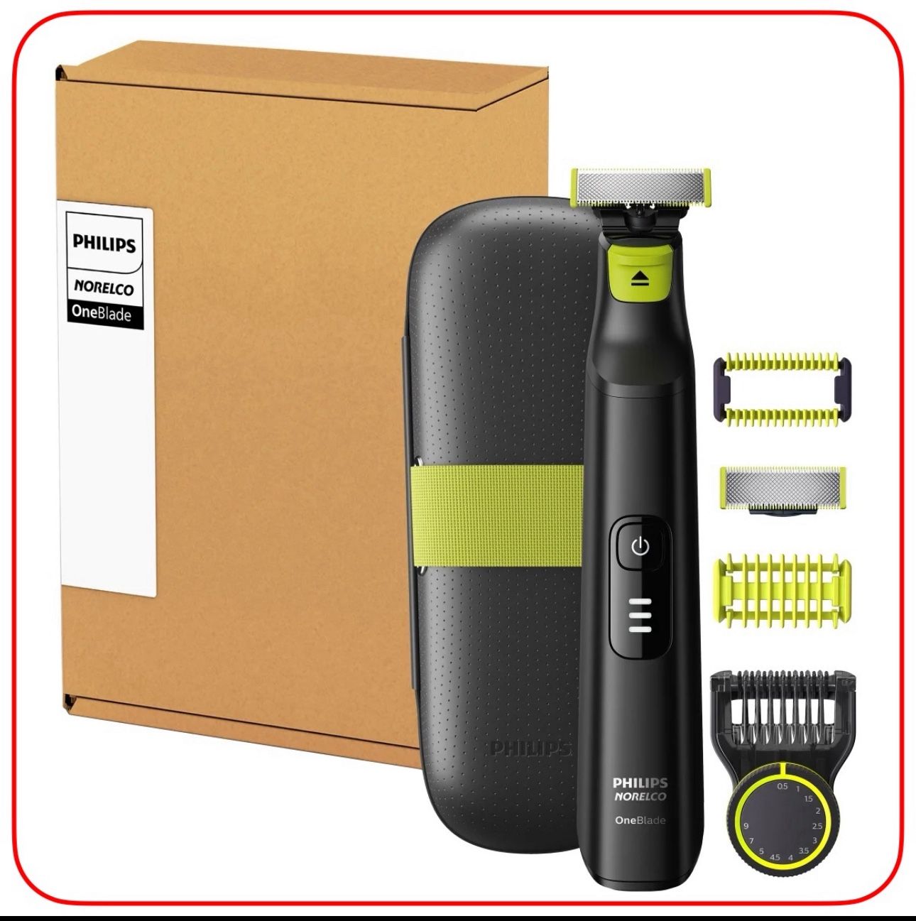 BRAND NEW, Philips Oneblade Face + Body, Hybrid Electric Trimmer and Shaver + Neego Case