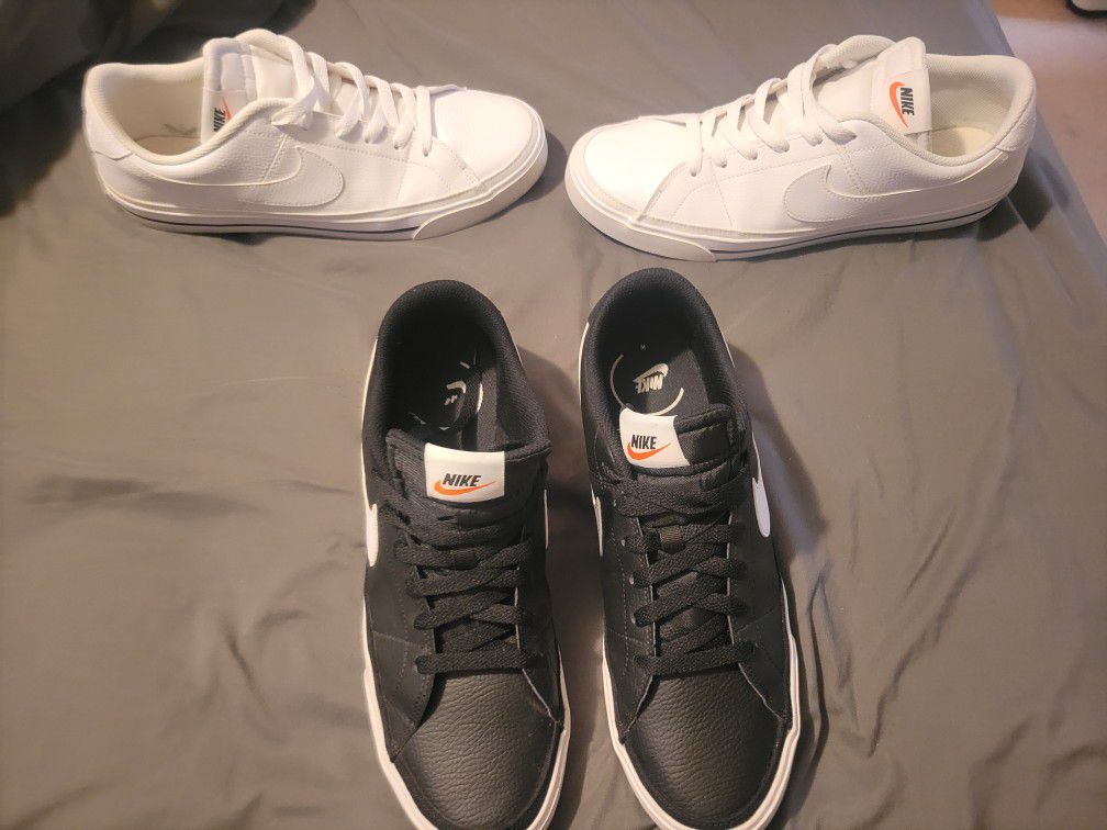 Nike Legacy Court Shoes. 2 Pair 