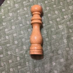 Salt Or Pepper Shaker - Light Wood Color. Refillable. 