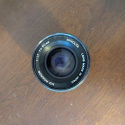 Minolta MD Rokkor 50mm f/1.7
Lens