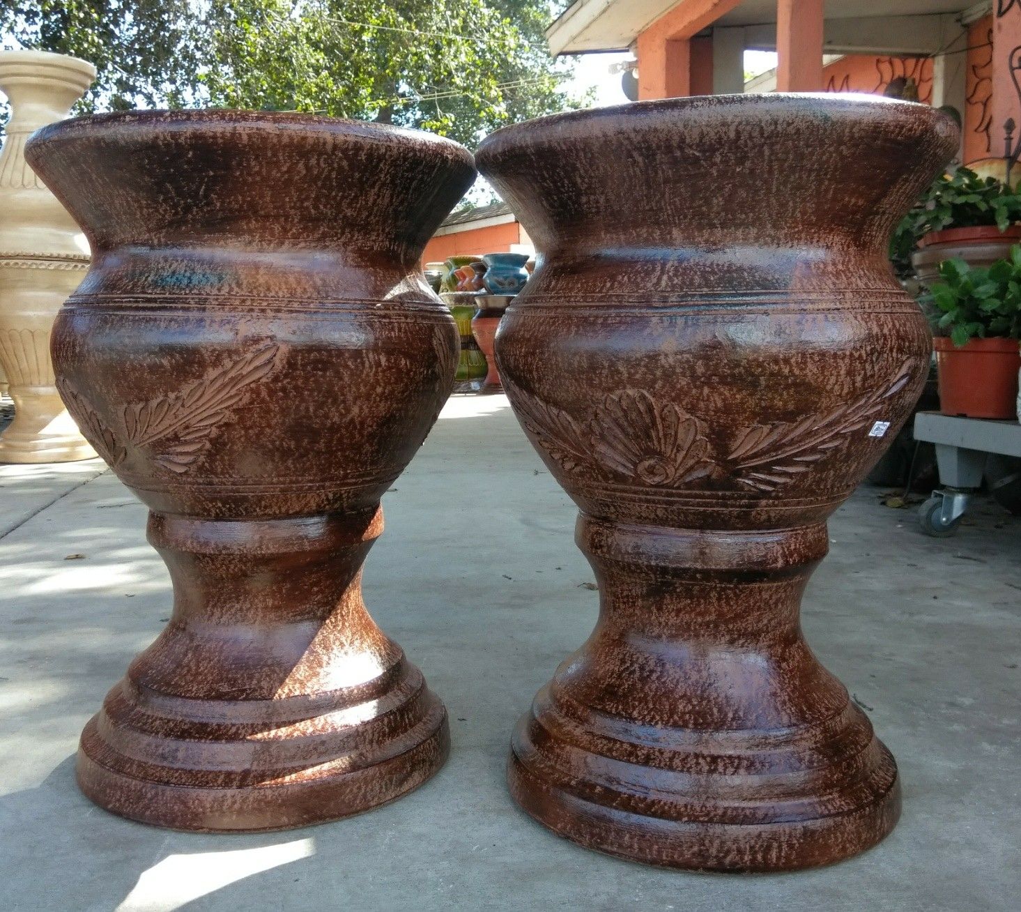 Clay pots