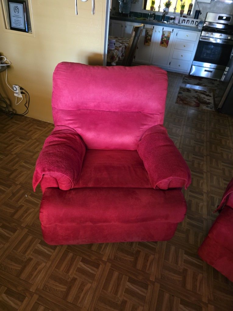 Loveseat and 2 Rocking Recliners