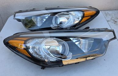 14-16 Kia Forte Projector Headlights Luces Focos Micas Faros Faroles Headlamps 