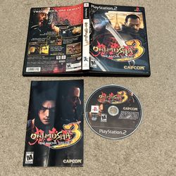 Onimusha 3: Demon Siege PlayStation 2 PS2 Complete CIB w/ Manual Reg Card