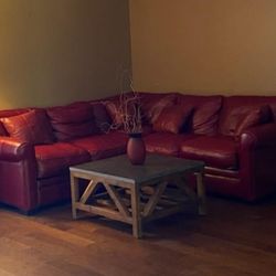 Leather Sectional