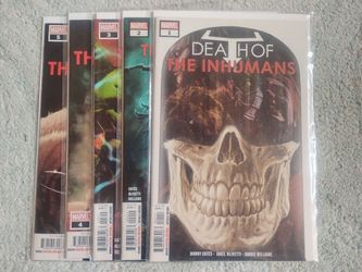 Death of the Inhumans #1-5 Complete Comic Set (Marvel)