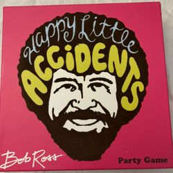Brand NEW ! Bob Ross Happy Little Accidents Party Game