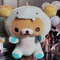 Rilakkuma Blue Dino Plush