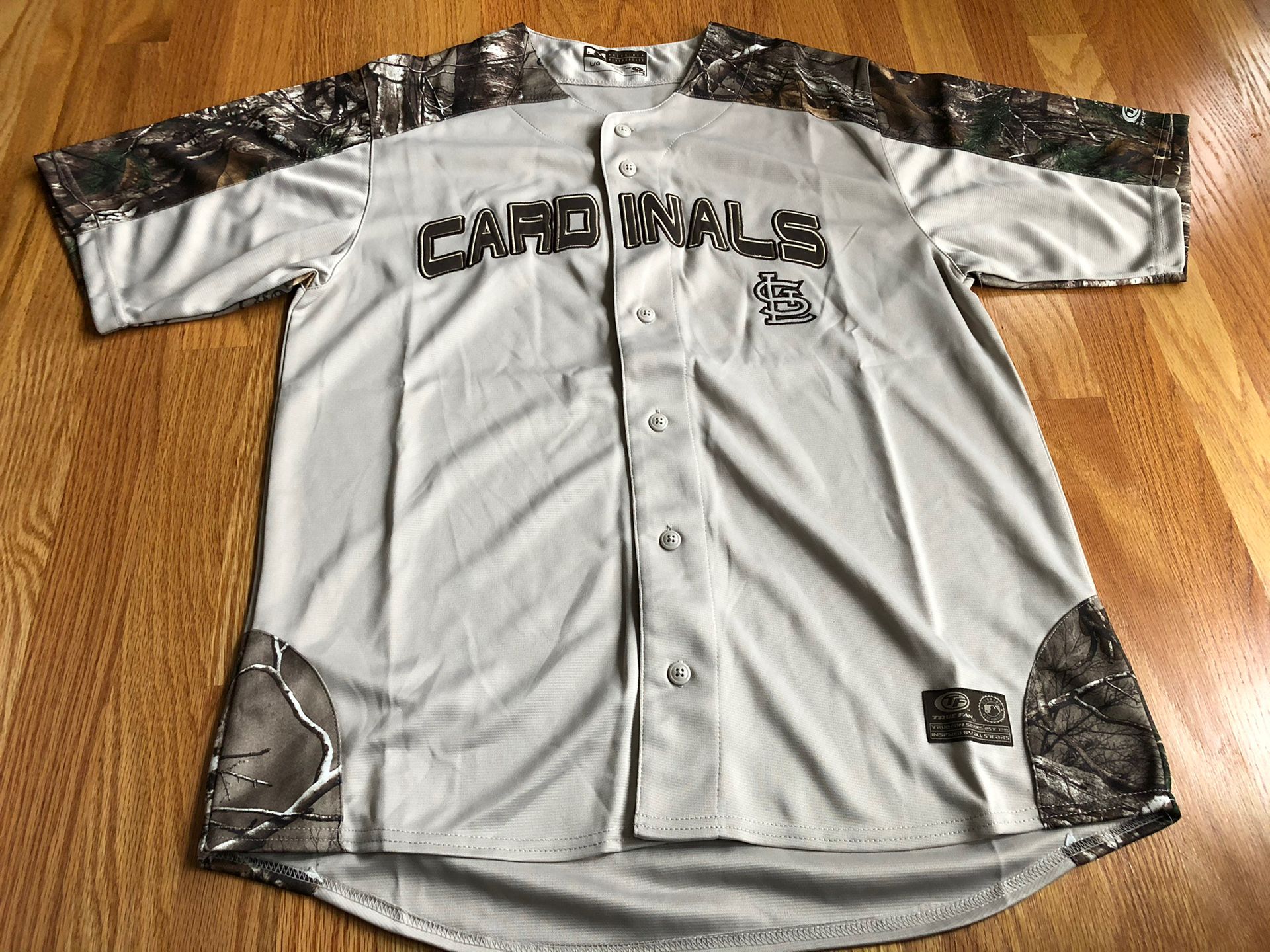 New MLB Cardinals Jersey Genuine Merchandise True Fan Series Size L 