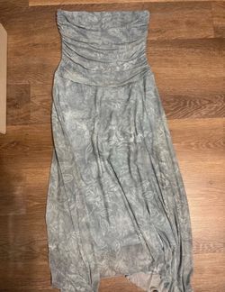 See you Monday Strapless Maxi Dress