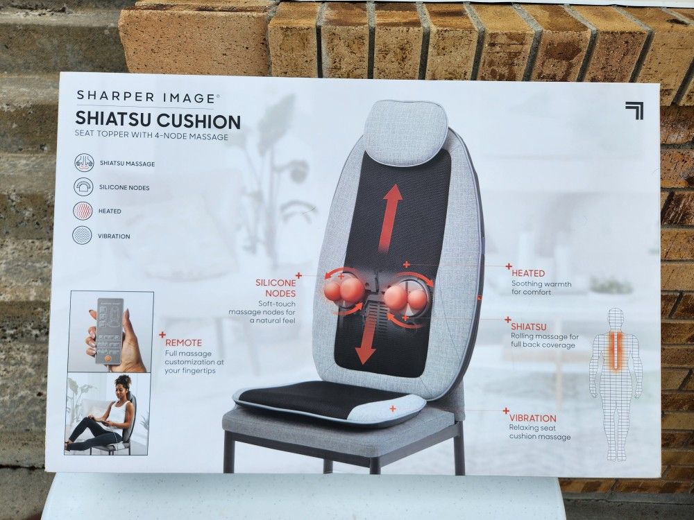 Sharper Image Shiatsu Cushion Massager