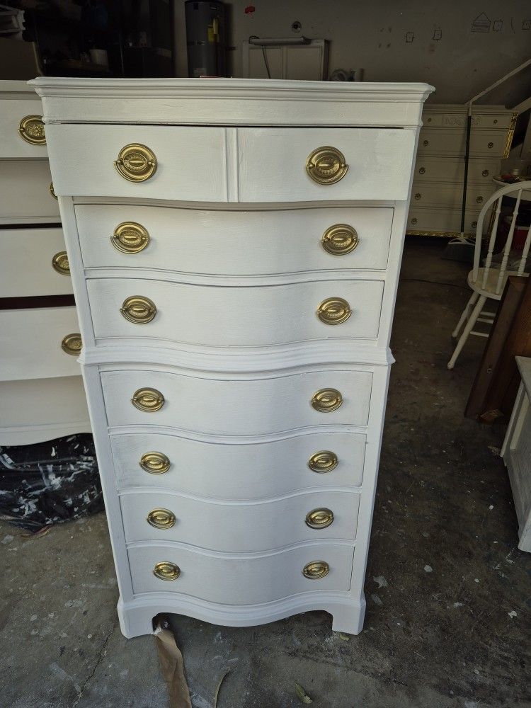 Lingerie Dresser Cameo White