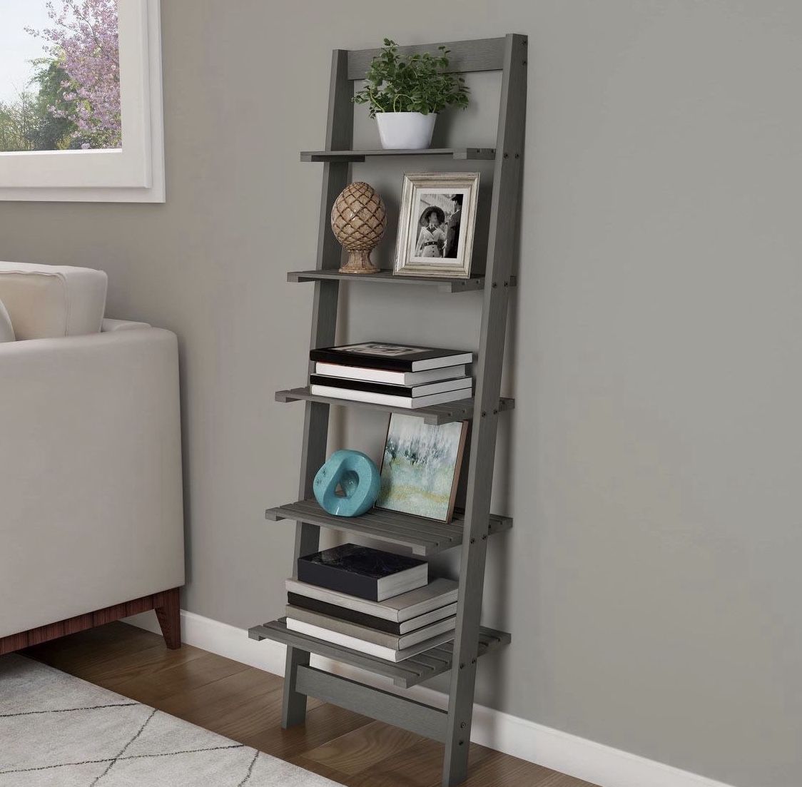 *** Lavish Home Skinny 5 Tier Bookshelf ***