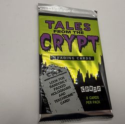 1993 Tales From The Crypt Sealed WAX PACK Trading Card Vintage Horror HBO