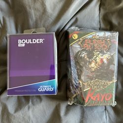 Flesh and Blood – Kayo Armory Deck (SEALED) + Ultimate Guard Boulder Case