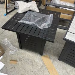 New, Fire Put Table With Lava Rocks( Already Assembled 