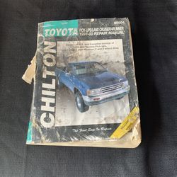 Toyota Truck Chilton Shop Manual 