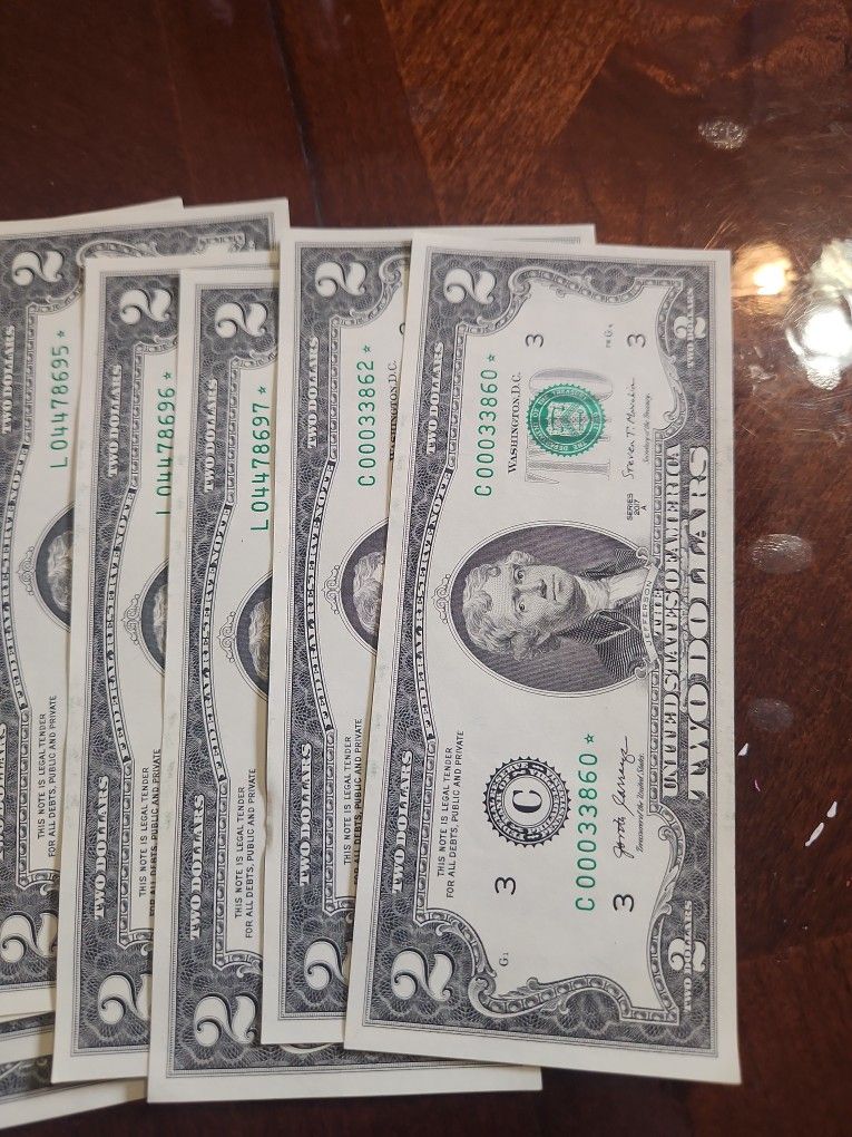 2017A 2 Dollars Bills L San Francisco 