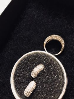 CZ Sterling Silver earring