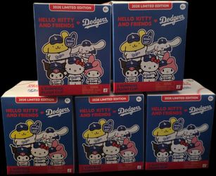 FULL SET Hello Kitty Dodgers bag charm hangers 2026 edition SGA