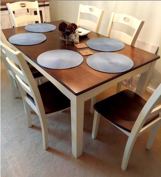 Dining Room Set, 6 Chairs And Dining Table 👉🏽$49 GetNowPayLater