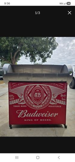 Budweiser Rolling Open Air Party Ice Chest