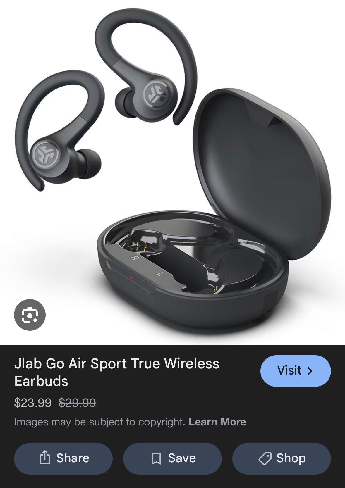 Wireless Earbuds Jlab Go Air Sport