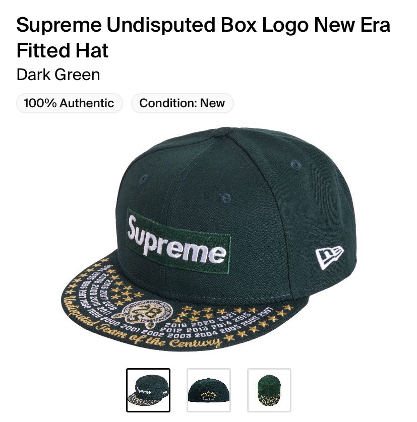 Supreme Undisputed Hat