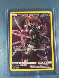 Pokemon Card Armored Mewtwo SM228