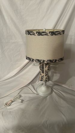 Vintage mannequin table lamp with shade