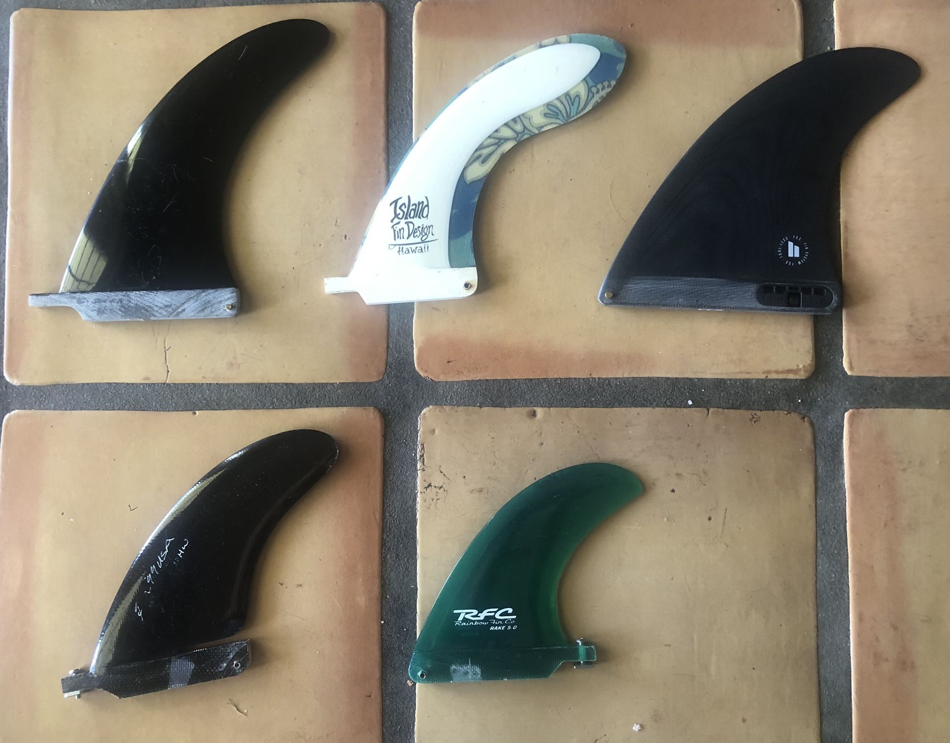 NEW Fiberglass Longboard Fins