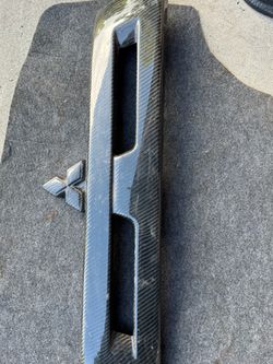Mitsubishi Carbon Fiber Front Grille Panel For Evo X