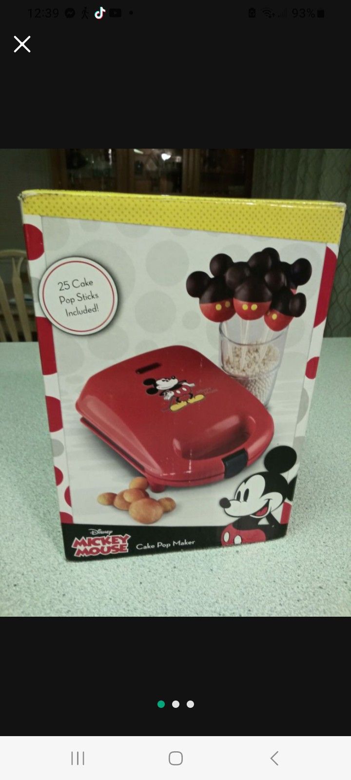 Disney "Mickey Mouse" Cake Pop Maker
