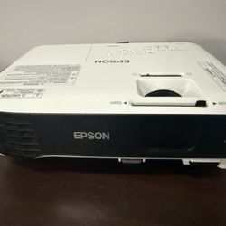 Epson Projector With Power Code And Remote, Excellent Working Condition